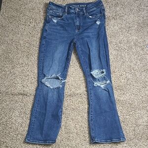 American Eagle Outfitters High Rise Skinny Cropped Jeans